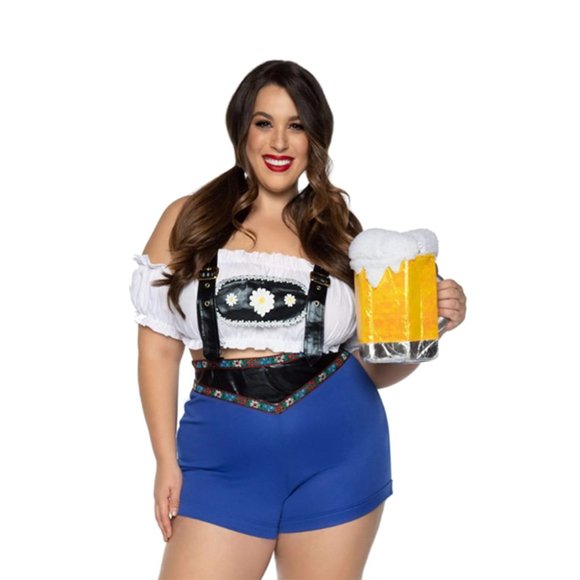 Plus size Lederhosen Honey Costume